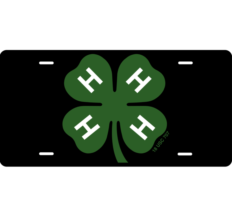 4-h license plates